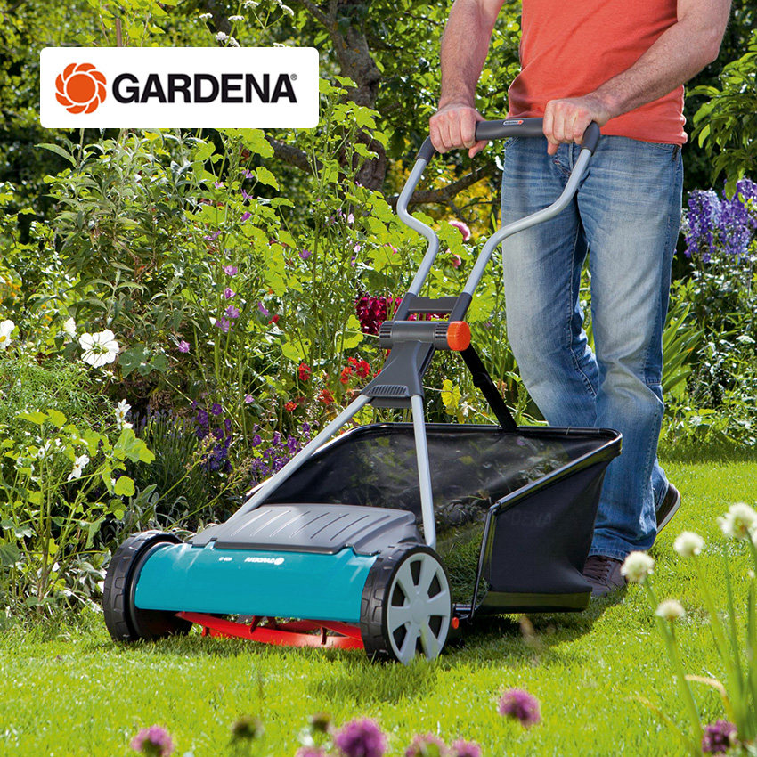 德国进口嘉丁拿4022手推滚刀割草机手动打草机割草机