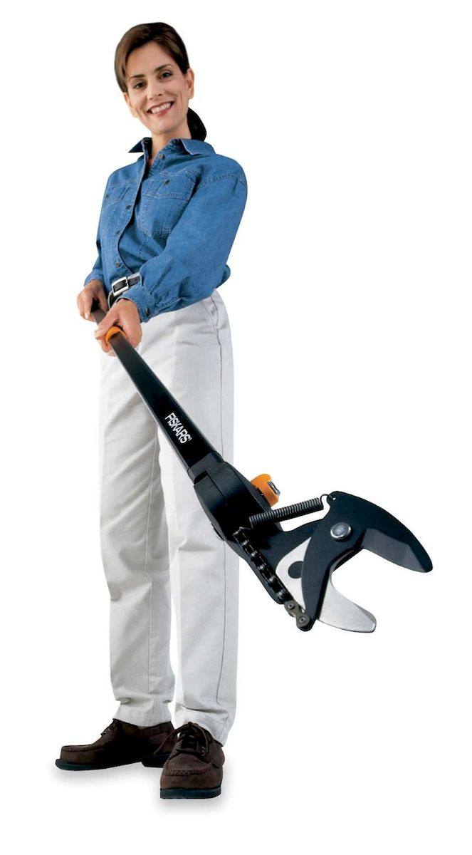 芬兰进口fiskars菲斯菲斯卡卡高枝剪高空剪刀摘果园艺剪