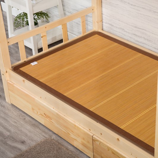 定做竹席床学生习舒适五竹床折叠垫1.95可1.8规格厘米乘双人空调2