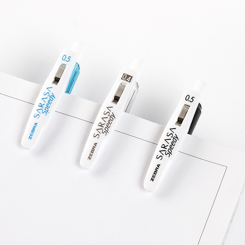 日本zebra斑马速干中性笔jjz33学霸中性笔sarasa speedy黑色碳素0.