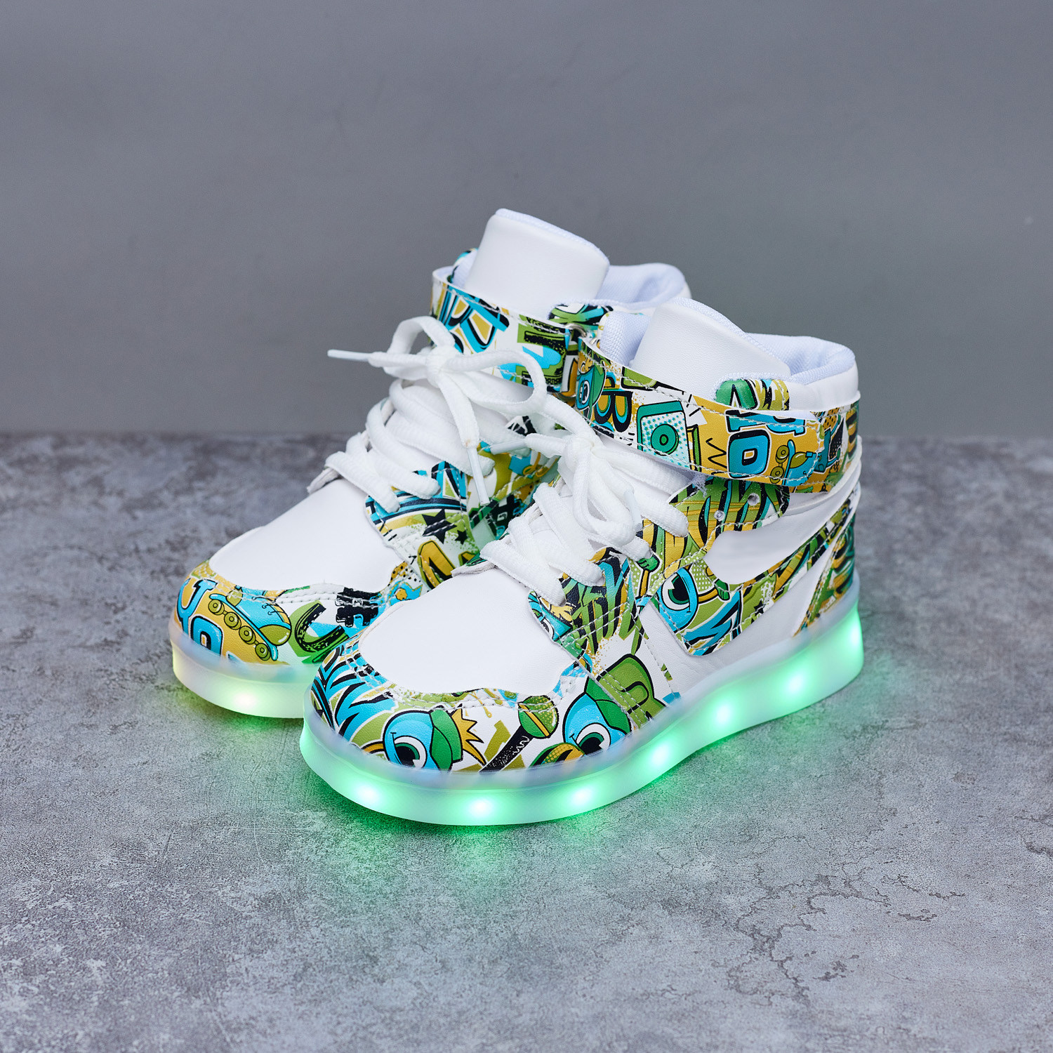 回力国潮充电发光发光鞋鞋子儿童亮灯男童女童运动鞋