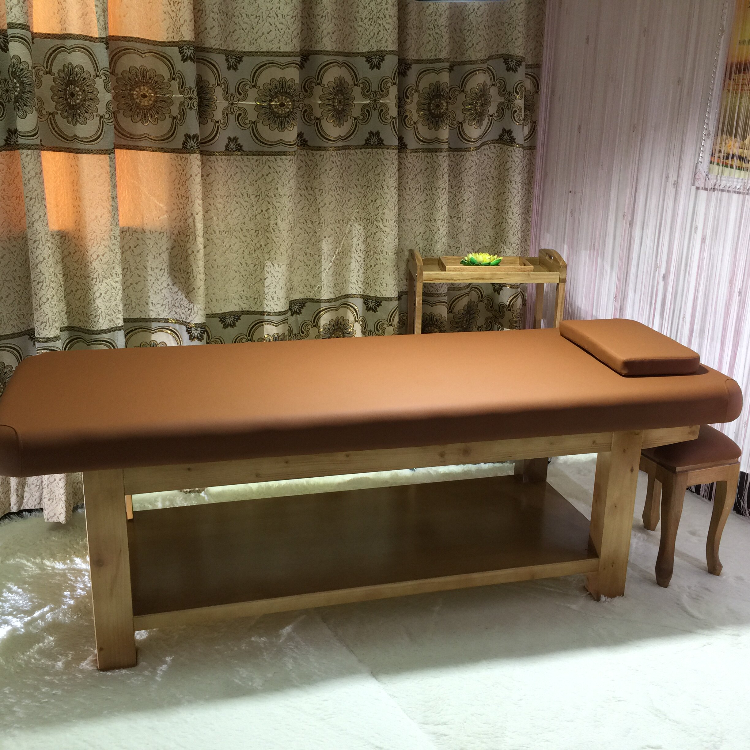 实木整体按摩床美容床推拿床美体床护理床拉伸床拍打压床康复床