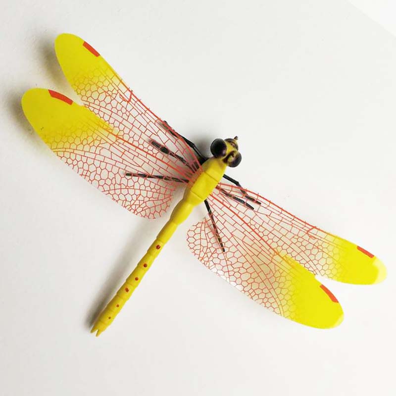 仿真蜻蜓玩具多彩3d立体装饰拍摄道具儿童仿真