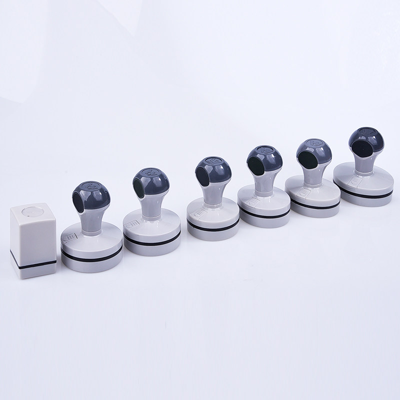 灰色印章材料批发hy系列外壳柄免封边全套成品印章