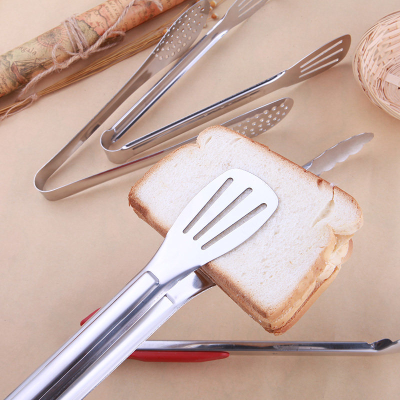 烧烤夹子网烤蔬菜烤韭菜不锈钢食品夹子家用小号油炸自助餐熟食夹