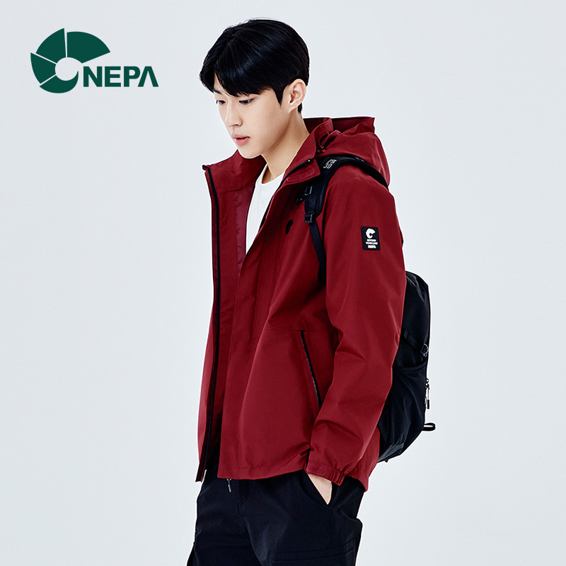 NEPA耐葩户外春夏男士夹克Gore-Tex防水防风冲锋衣7H10501