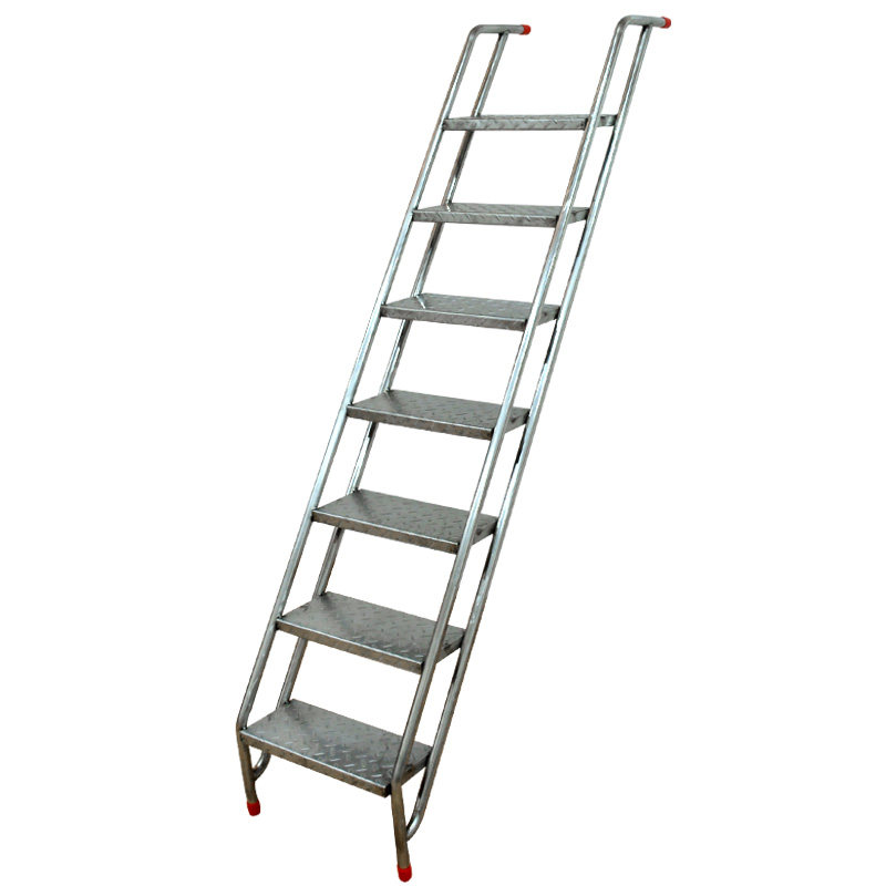 不锈钢加厚家用户外直梯登高作业室外楼梯家用梯