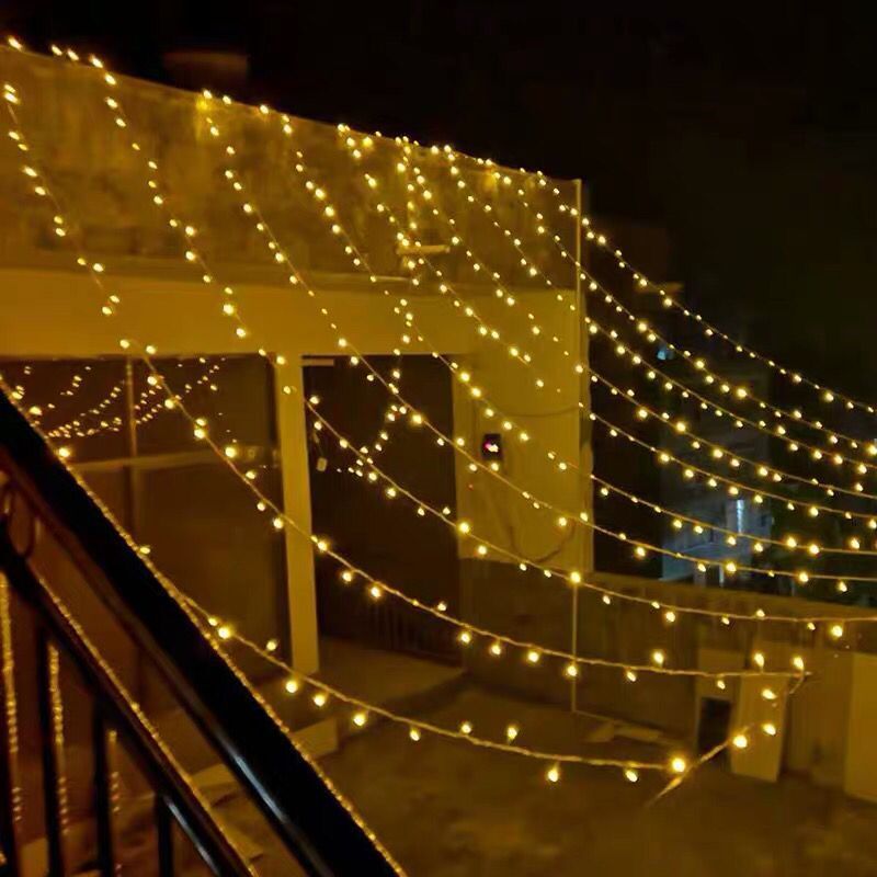 led彩灯闪灯串灯满天星七彩变色网红红灯房间装饰灯