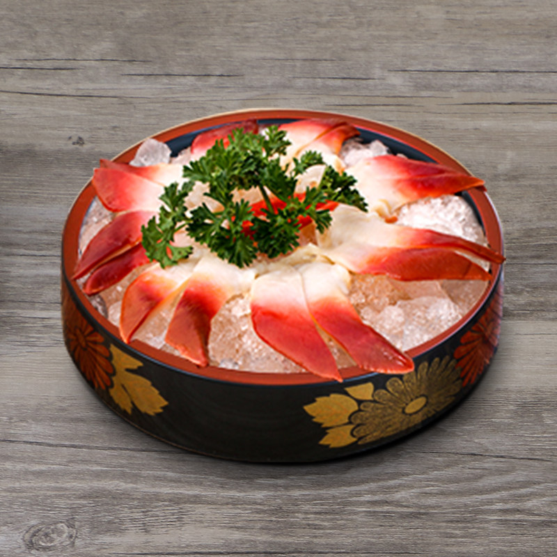 鱼生冰盘高档专用冰碟塑料三文鱼盘子盘