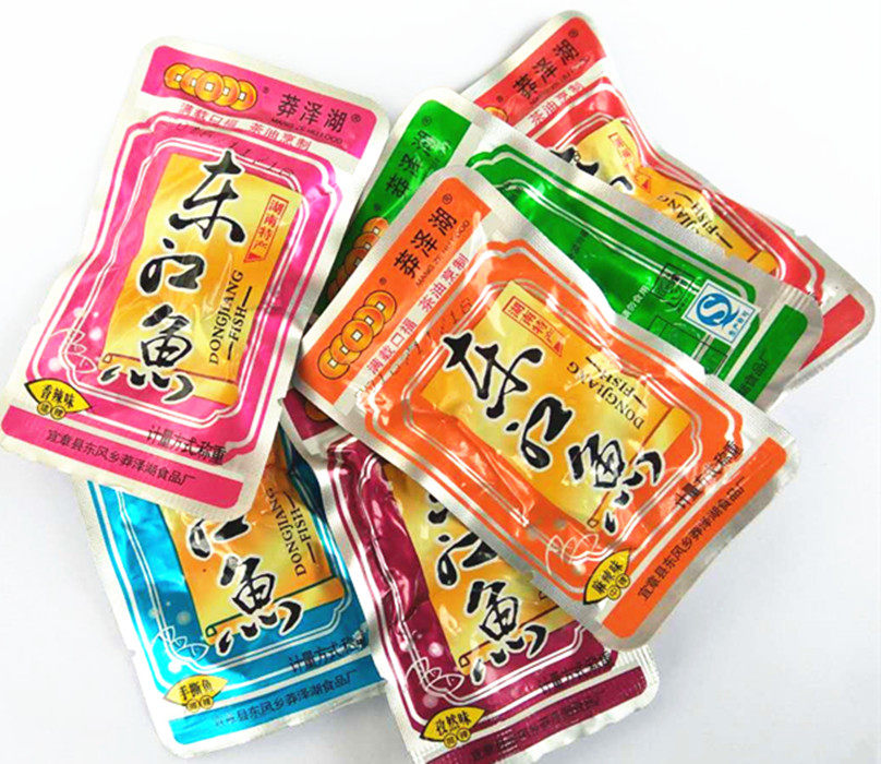 东江鱼块合口味综合辣味香辣江鱼干鱼小鱼莽泽湖即食鱼零食