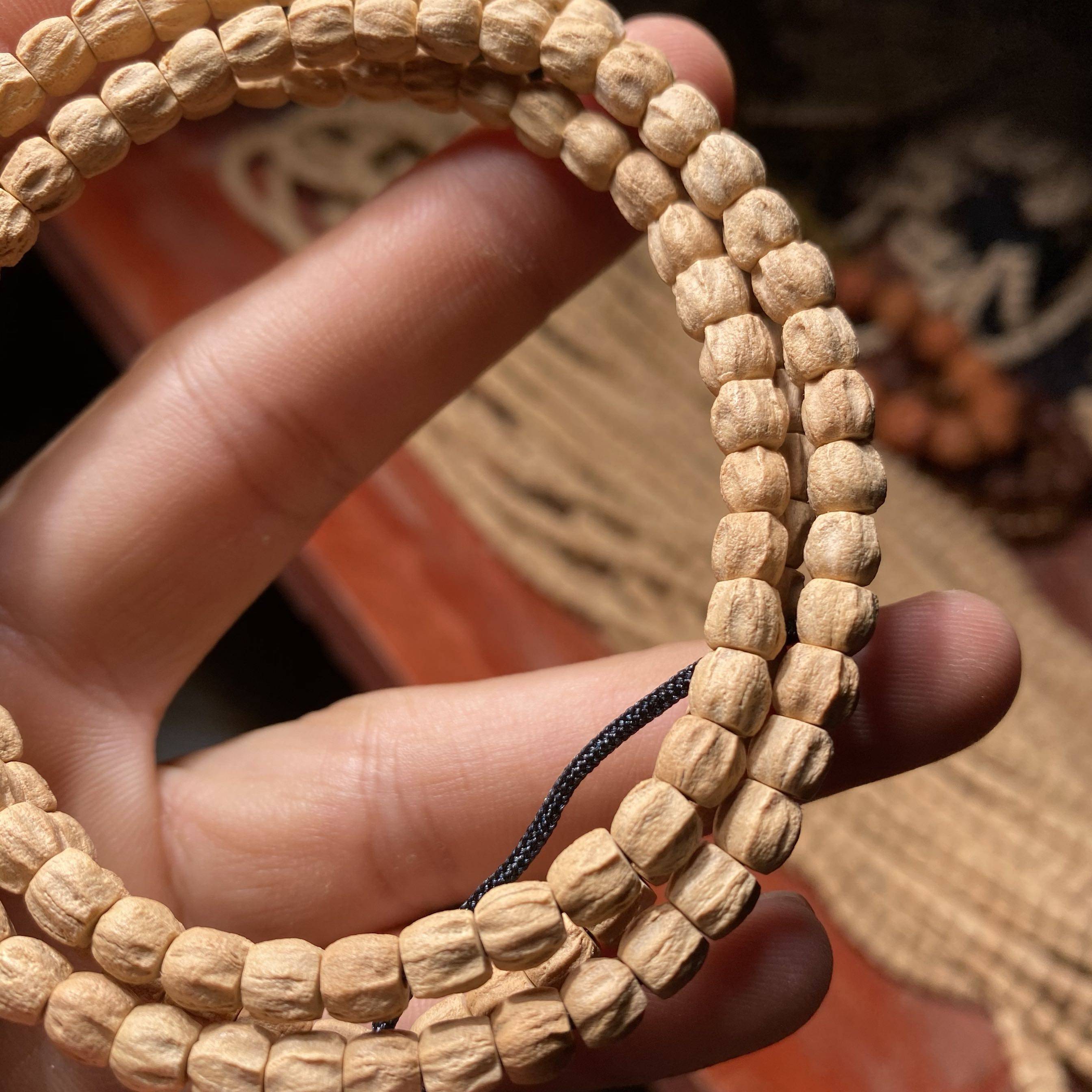 纯正热振寺柏香108颗菩提手链西藏百香佛珠手串佛珠