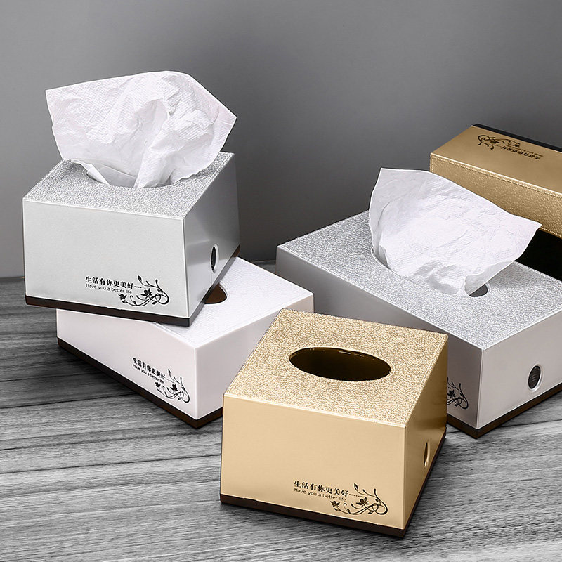纸巾ktv纸盒酒吧塑料塑料纸酒店餐厅茶几创意纸巾盒