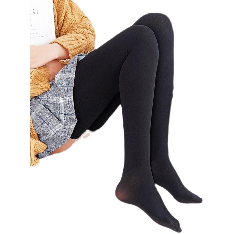 大码加长200斤白色天鹅绒伪娘丝袜紧身高个子女装长筒袜