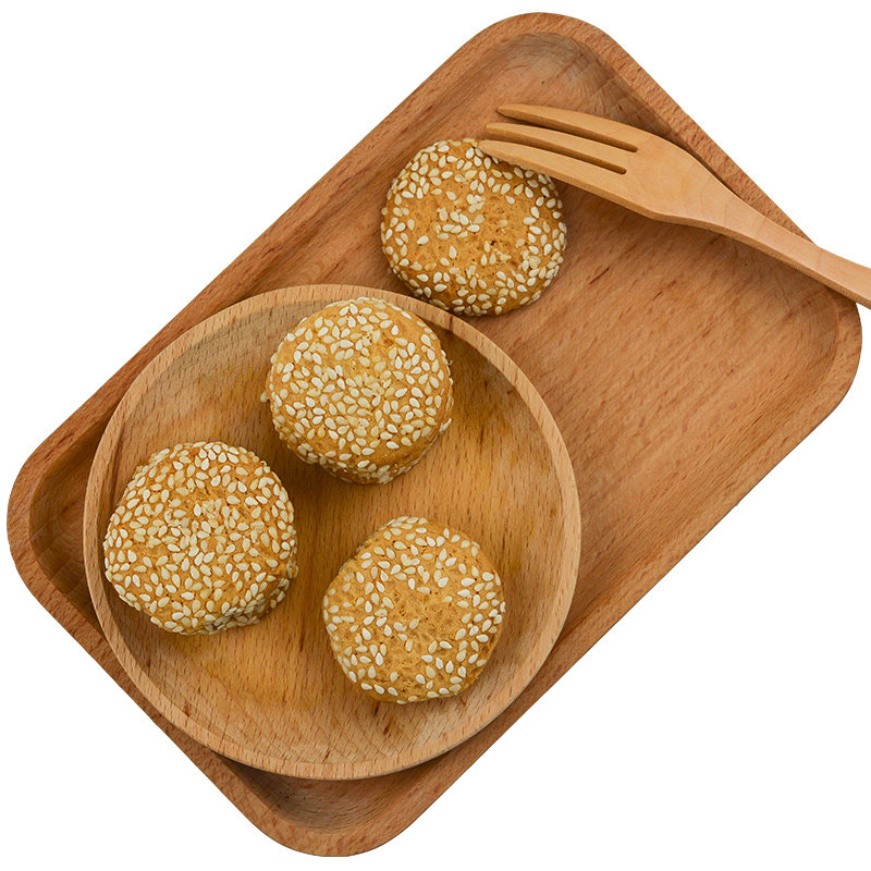 零食宁波特产洋钱办公室芝麻金钱饼小麻饼215克传统中式糕点