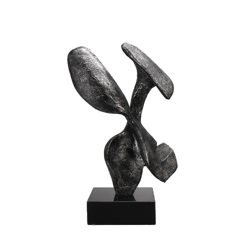 现代新中式几何雕塑雕塑艺术艺术品摆件售楼处样板房酒店摆件