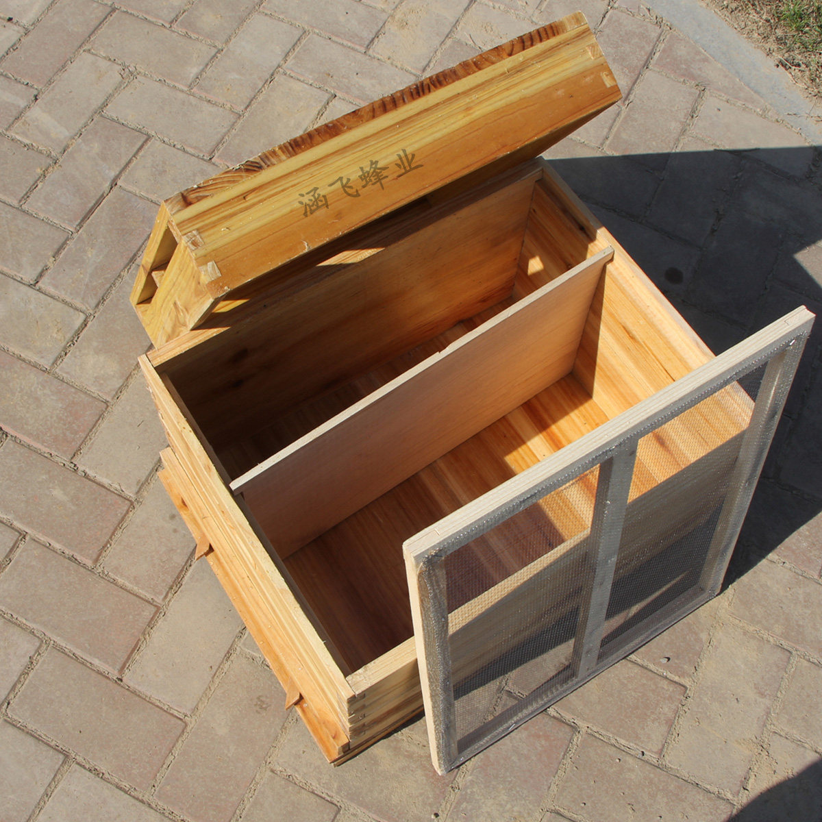 蜂箱全套煮蜡杉木蜂箱中蜂蜂箱标准十框养蜂工具蜜蜂蜂箱中蜂专用
