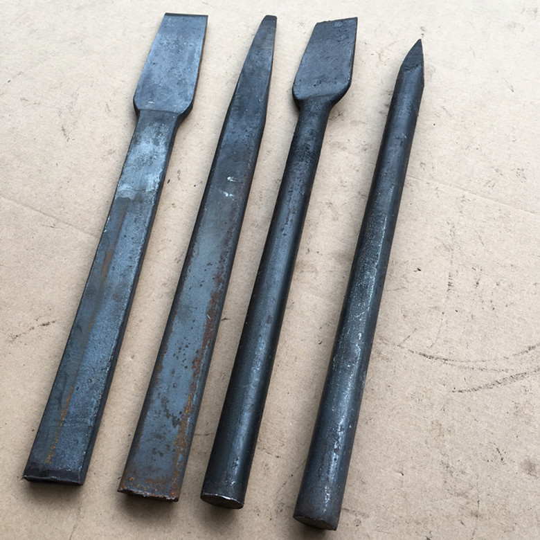 凿子石工锰钢大头尖凿扁凿弹簧钢水泥钳工錾子石工凿