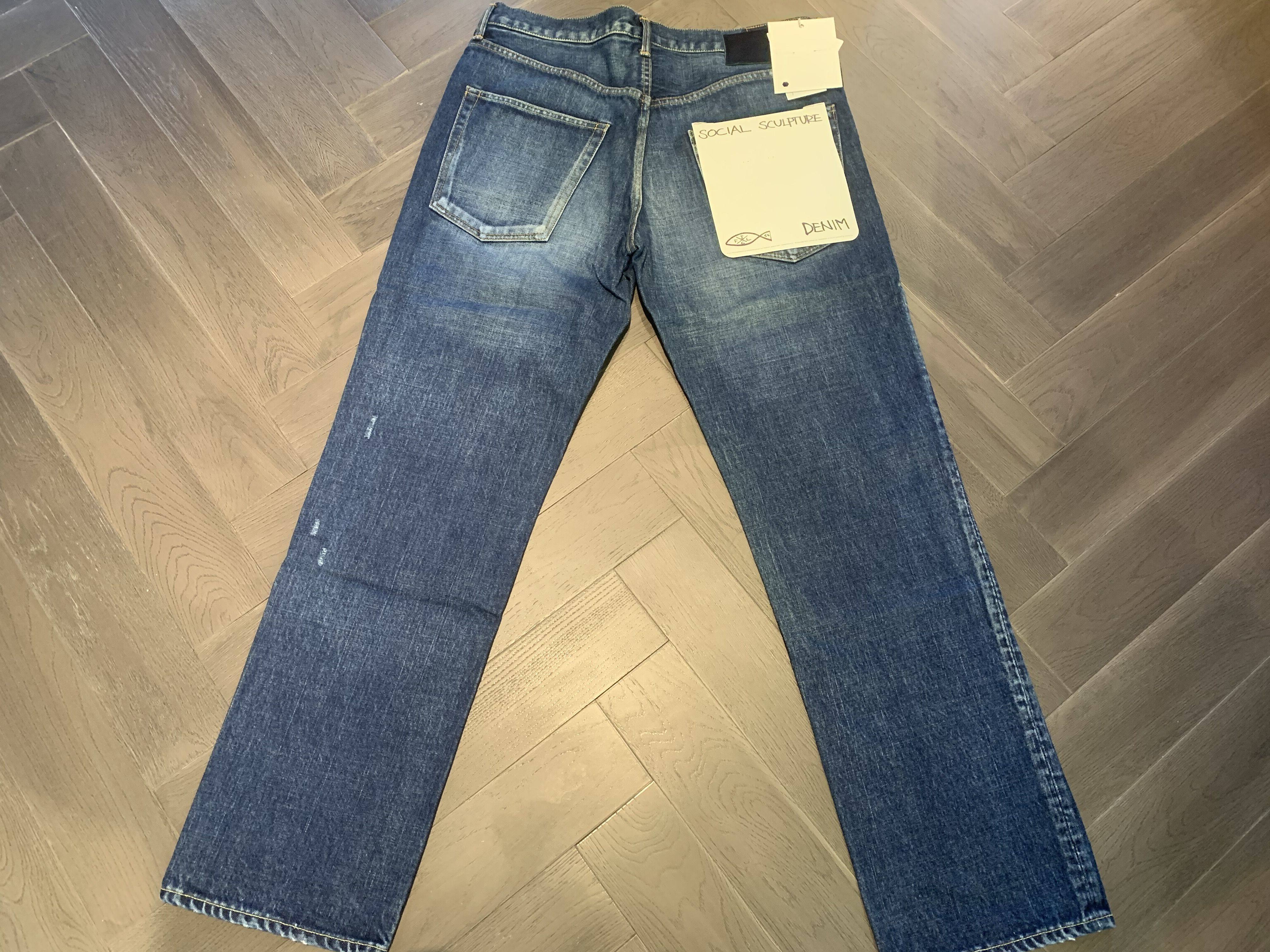 巢舍现货visvimsocialsculpturedamaged1218aw牛仔裤牛仔裤