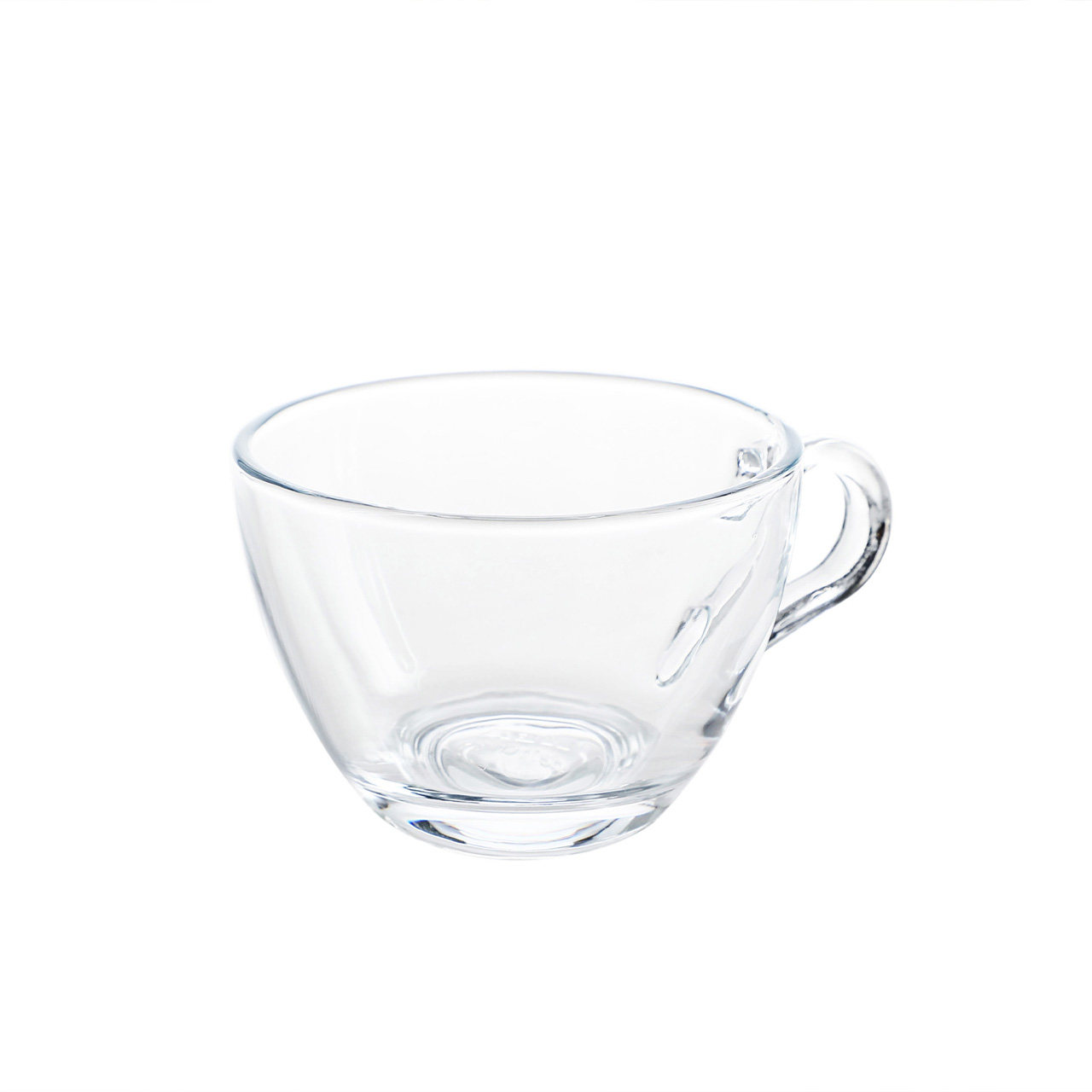 居家家透明玻璃水杯早餐杯子沙拉家用玻璃杯饮料玻璃杯