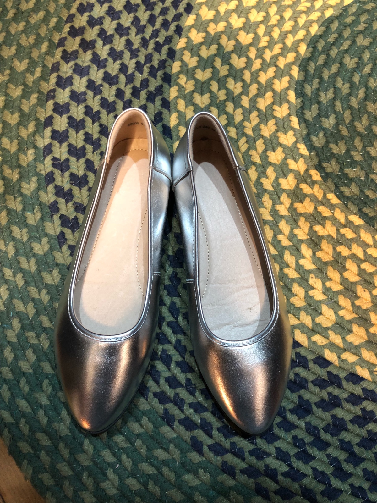 海航制服空姐尖头银色高跟细跟空乘工作单鞋单鞋