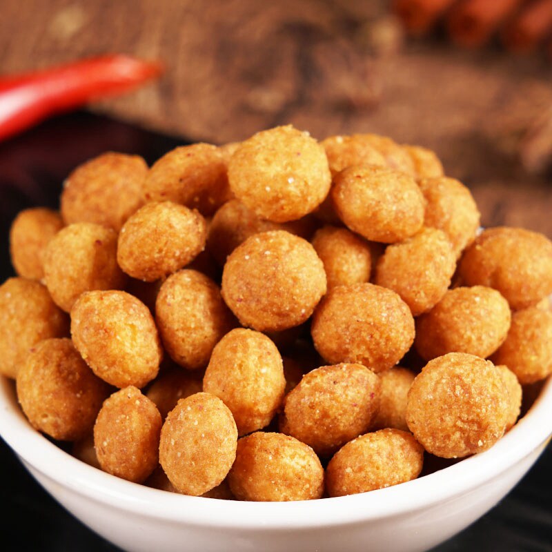 零食28g30袋重庆风味小吃蒜香开心豆膨化食品炒货特产膨化食品
