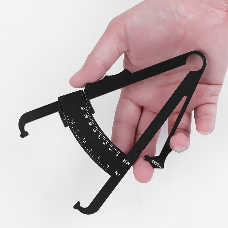 脂肪卡尺体脂卷尺皮褶厚度计体脂率bmi健身更多瑜伽用品