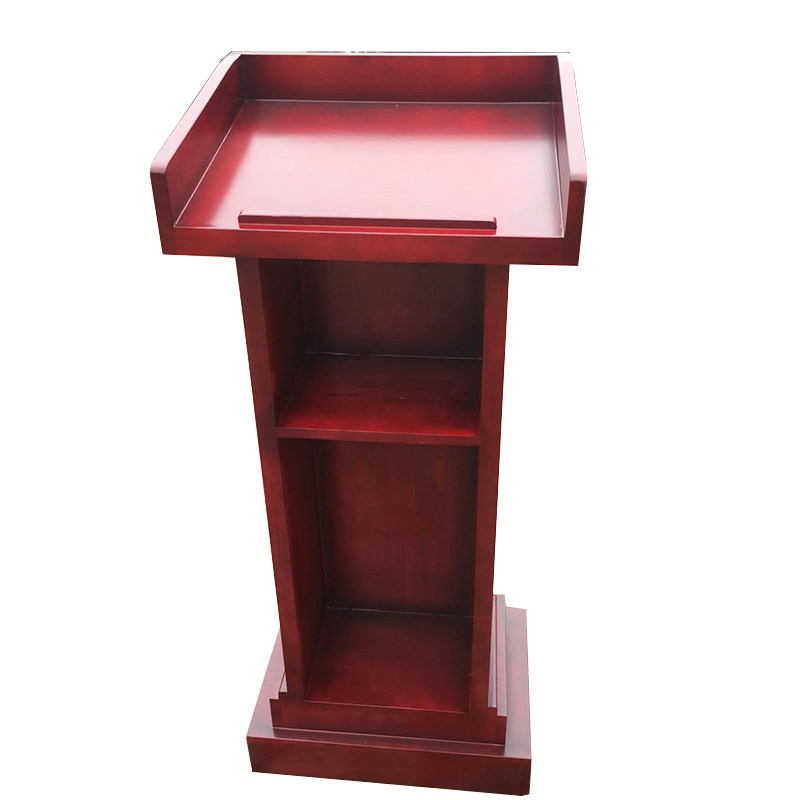 实木演讲讲台唱诗讲桌基督基督教教堂教会专用演讲台