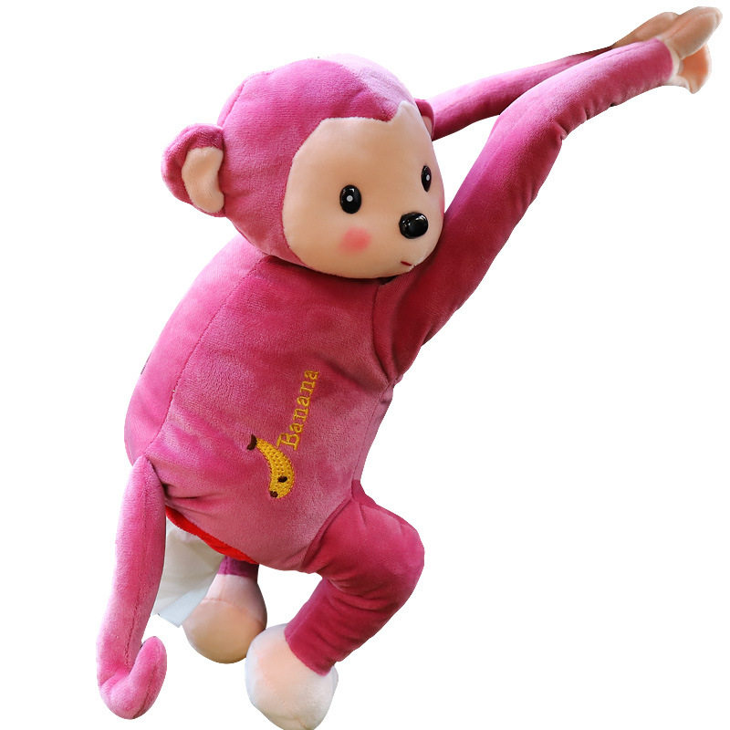 挂式纸巾汽车车内可爱皮皮皮皮猴猴子创意车载车用纸巾盒