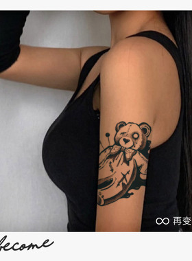 纹身图案男手臂男士个性