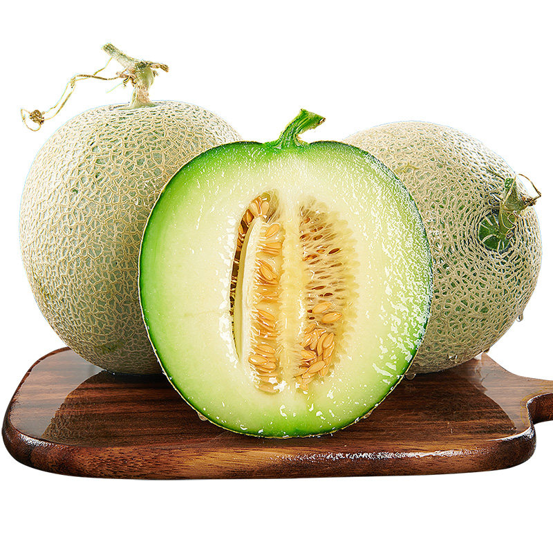 蜜瓜冰淇淋网纹10斤新鲜水果一箱海南玫珑海阳哈密瓜