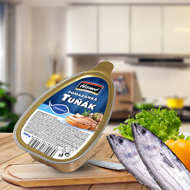 哈梅熊hame 欧洲原装进口金枪鱼泥金枪鱼酱 100g*1盒