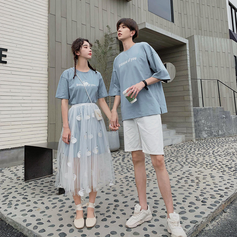 主恋夏季情侣装新款裙子夏天小清新仙的网纱女连衣裙连衣裙