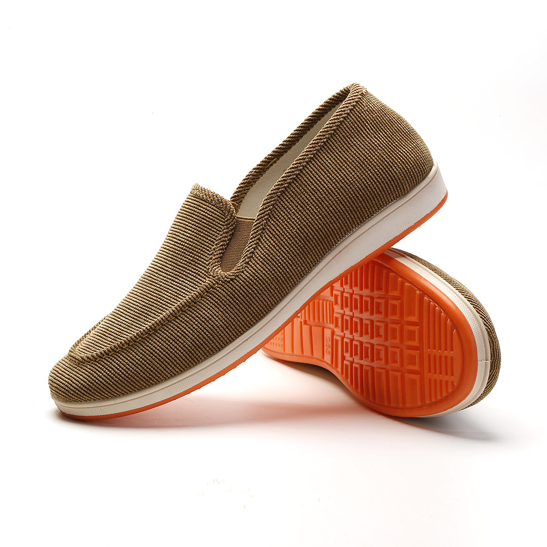 裕福华老北京布鞋一脚脚蹬懒人鞋低透气柔软休闲男单时尚休闲鞋