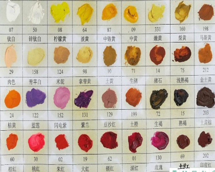 油画颜料正品美邦祈富180ml铝管大支颜色油彩包邮油画颜料