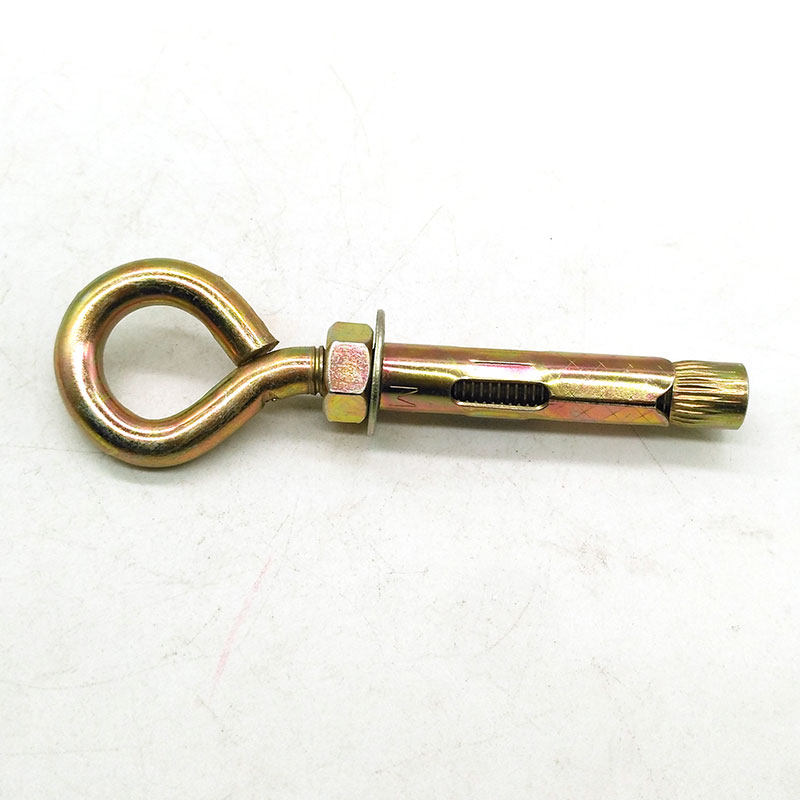 镀锌膨胀螺丝挂钩膨胀钩加长吊环拉爆螺栓带圈带钩挂勾m6m8m10m12 - 