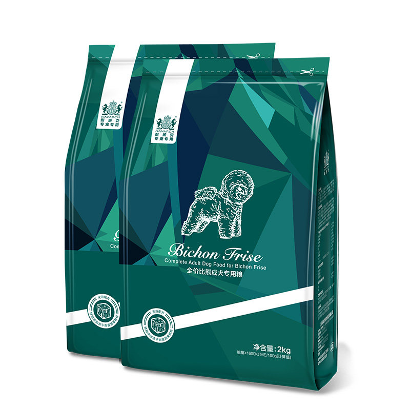 狗粮耐威克比熊成专用无谷冻干双拼犬粮4kg营养狗全价膨化粮