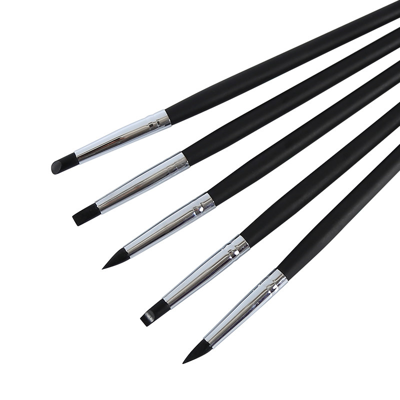 水彩留白液专用笔留白胶笔硅胶笔油画造型笔留白笔新款美甲硅胶笔