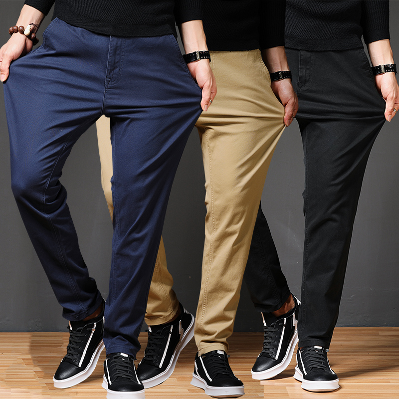 夏季加肥加大休闲裤男士宽松小脚裤大码男裤胖子裤子薄款长裤男潮
