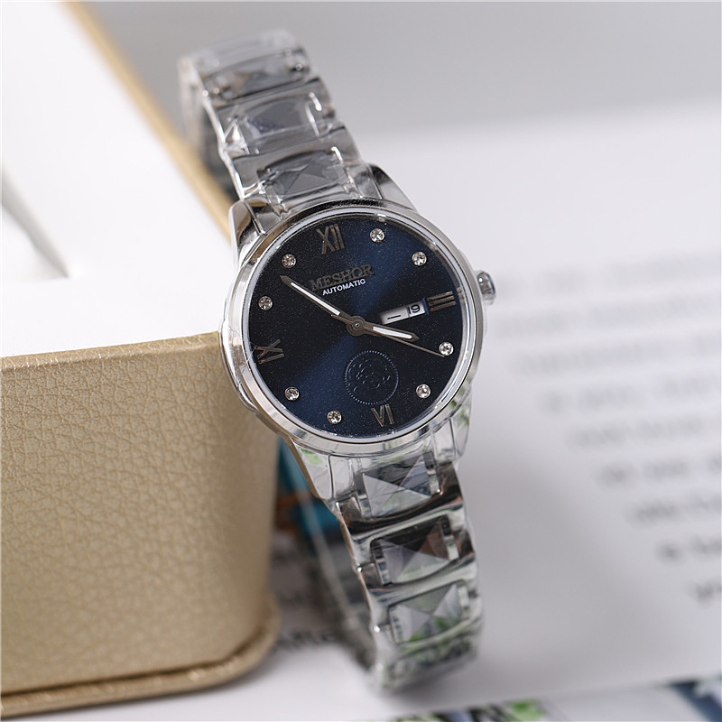 正品meshor名梭手表男表女表情情侣表自动自动机机械表国产腕表