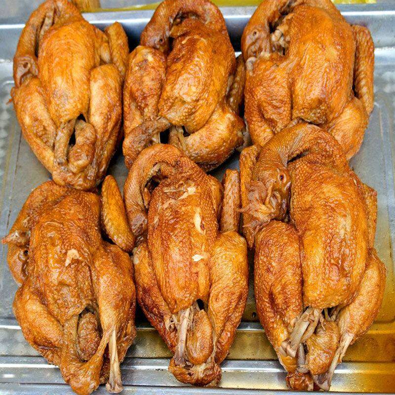 清真山东烧鸡整只真空熟食4只礼盒包装全鸡即食卤味肉类零食