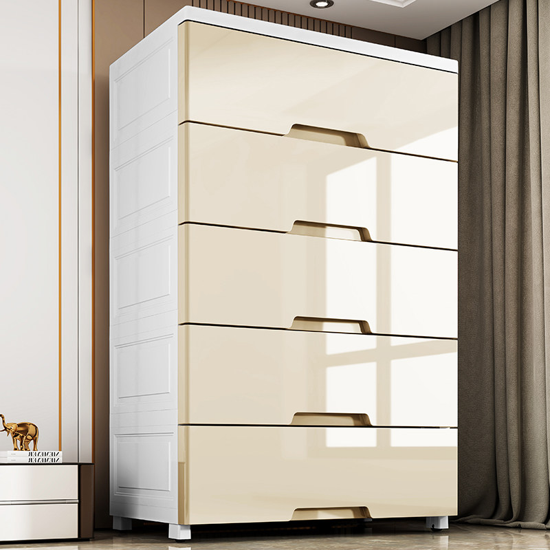 衣柜家用简易卧室储物柜简约抽屉收纳柜箱可移动衣柜
