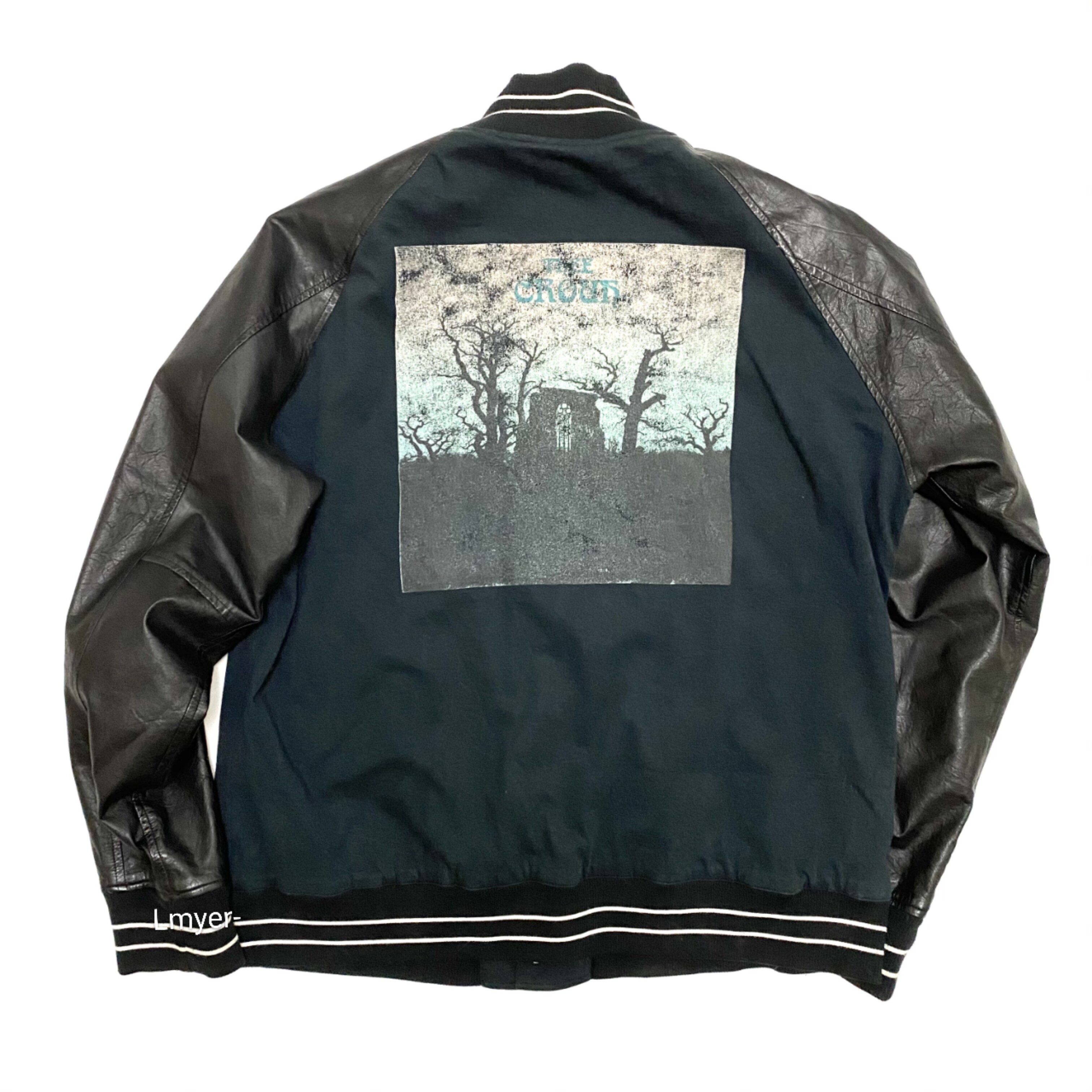 lmyerundercover06sst期皮外套archive毕业宽松棒球夹克夹克