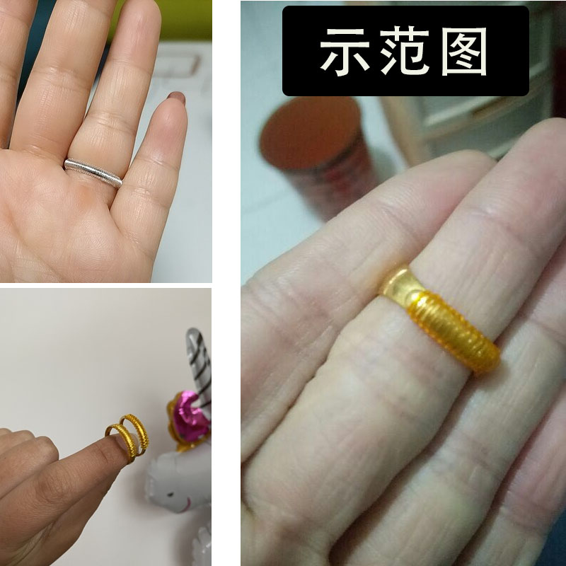 串珠绳无弹力鱼丝线缠戒指金店专用调节戒指大小透明编发财树的线