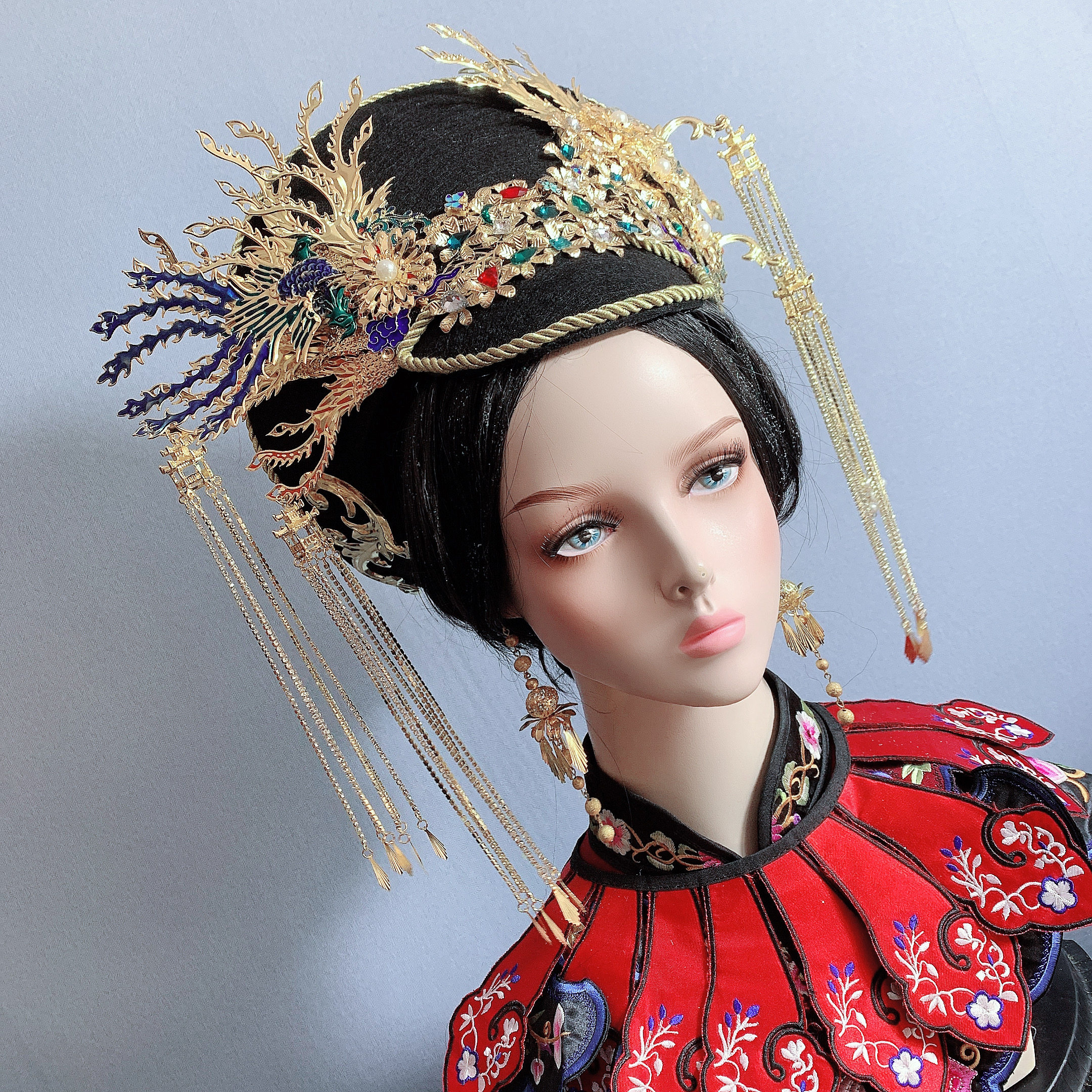 中式古装宫廷帽子延禧宫略款演出拍摄皇后发饰发饰