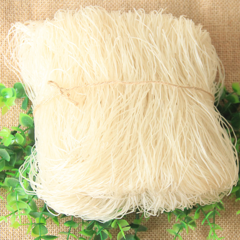 米粉福建龙岩长汀粉丝米线5斤阳光晾晒粉干方便粉丝