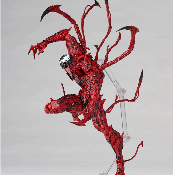 复仇者联盟3无限战争超凡蜘蛛侠红色毒液屠杀6寸可动人偶手办模型