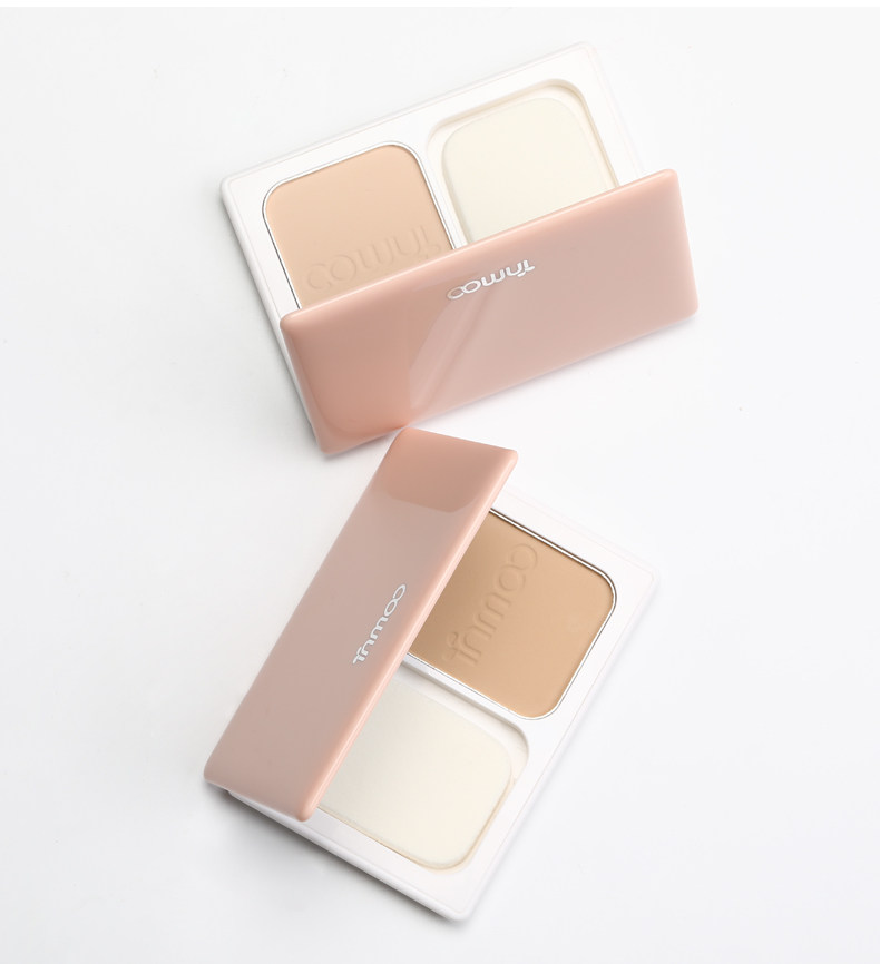 心机光感无瑕粉饼遮瑕干粉定妆粉底粉饼