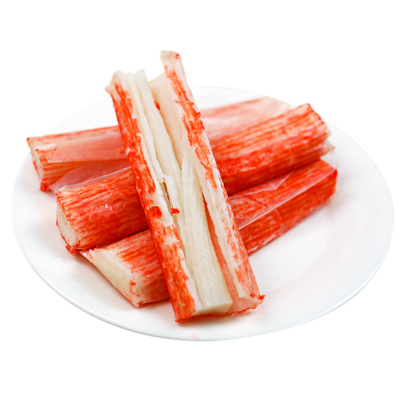 百鲜荟日式蟹柳棒模拟蟹柳火锅食材蟹肉海鲜水产500g