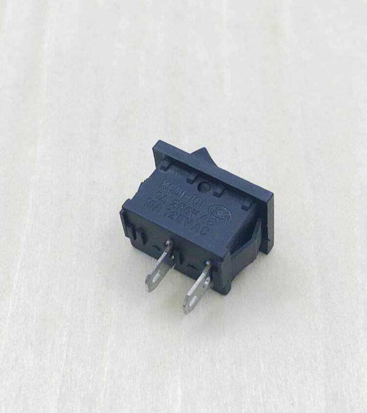 开关kcd1船型按钮2脚2档小型复位翘板电源船形开关