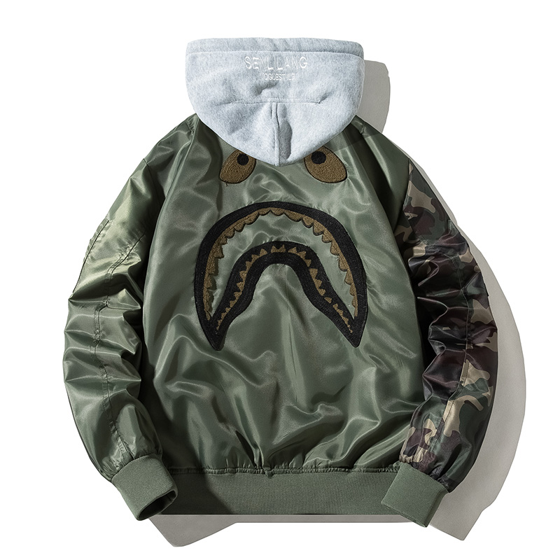 春秋冬季新款空军ma1飞行员夹克男女情侣潮牌加厚棒球棉衣服外套